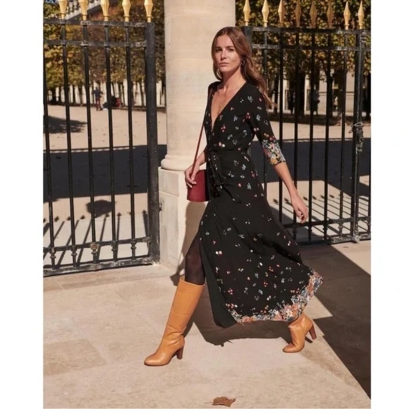 Sezane Gillian Dress size 36 - Picture 1 of 2